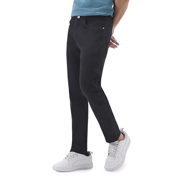 Urbano Fashion Men’s Slim Fit Mid Rise Denim Jeans Stretchable