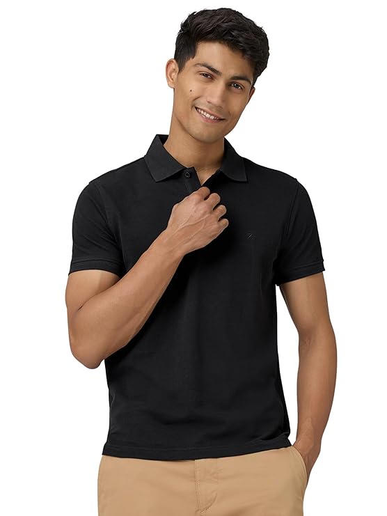 XYXX Men’s Nova 100% Combed Cotton Regular Fit Polo T-Shirt