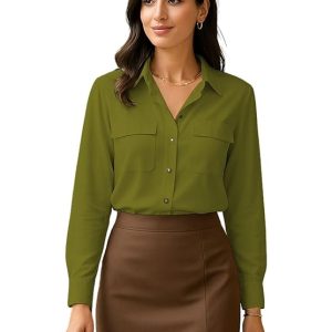 GRECIILOOKS Shirt for Women Stylish | Long Shirt for Women | Oversized Shirt for Women | Women Shirt | Tops for Woman